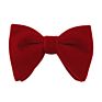 Formal Mens Solid Color 100% Velvet Oversize Bow Tie for Business Party