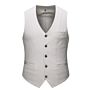 Formal Mens Vest Elegant Solid Color plus Size Suit Vest