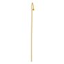 Gold Plated Copper Zircon Pearl Needle Leaves Hook Earjewelry Lightning Cuff Earrings Ear Wrap Crawlers