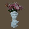 Gothic Resin David Head Resin Sculpture Penholder for Model Home