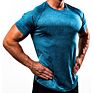 Gym Clothing T-Shirt Mens Tops Bodybuilding Fitness Muscle Showing Compressed Tight Fit Design Gym Wear Men's Shirts