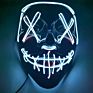 Halloween Rave Clown Scary Costume Cosplay Party Prop Bar Masquerade Joker Adult Toy Led Neon Glow Mask