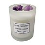 Hand Aromatherapy Natural Label Crystal Gemstone Infused Spiritual Scented Organic Soy Wax Candles with Crystal
