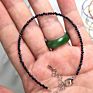 Handmade Gemstone Bracelet 2Mm Small Crystal Faceted Natural Gem Stone Beaded Adjustable Bracelet for Women Jewelry
