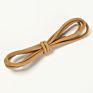 Hdcrafter Waxed round Fine Wax Rope Waterproof Pure Cotton Shoelace Business Shoes