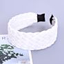 Headbands Adults Non Slip Hairbands Faux Leather Woven Headband