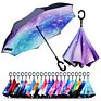 Innovated C Handle Reserve Double Layer Umbrella Double Ribs Umbrella