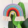 Ins Decoration Nordic Style Home Children's Room Decoration Pendant Woven Rainbow Hanging Wall Decoration