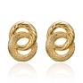 Jachon Statement Earrings Gold Jewelry Big Geometric round Earrings for Women Hanging Dangle Drop Gold Earrings