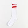 Japanese Student Color Striped Black Teen Girl Woman Tube Socks Knee High Sock