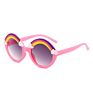 Kids Sunglasses round Rainbow Sun Glasses Boys Children's Pink Lenses Baby Girl Shades Colorful Eye Pc Sunglass