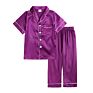 Kids Tales Silk Pajama Sets Satin Children Pajamas Short Set