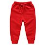 Kids Trousers Cotton Jogger Sweat Pants Solid Cotton Basic Track Girls Boy's Pants