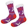 Knit Women Thick Sherpa Fleece Lined Thermal Fuzzy Christmas Fluffy Slipper Socks