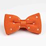 Knitted Mens Bow Tie Men Leisure Polka Dots Bilayer Bow Ties for Men Wedding Party Striped Wedding Burgundy Butterfly Bowtie