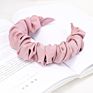 Korean Silk Acetate Satin Pleated Headband Cute Lady Soft Cloth All-Match Hair Accessories Women Ruched Headbands