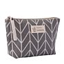 Kosmetiktasche Japanese Style Durable Canvas Make up Bag Zipper Cosmetic Storage Bag with Handle Makeup Organizer