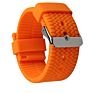 Ladies Red Color Tire Grain anti Skid Quick Release Rubber Silicone Watch Straps