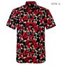 Latest Design Print Short Sleeve Cotton Hawaii Men Shirts