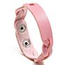 Leather Bracelet Design ,Pu Braided Colorful Men Leather Bracelet ,Leather Bracelet Women