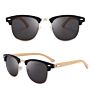 Logo Gafas Promotion Wood Bamboofashion Uv400 Women Plastic Sun Glasses Sunglasses