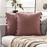 Luxury Boho Throw Pillow Covers 18 X 18 Tassel Macrame Cushion Cover Handmade Home Decor