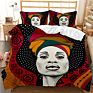 Luxury Design Modern African Black Dream Girls 3D Printed Home Queen Bed Sheet Bedding Comforter Set3 Pcs Bedding Set