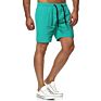 Men's Casual Shorts Candy-Colored Five-Point Drawstring Beach Shorts