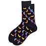 Men's Combed Cotton Colorful Socks Food Pattern Casual Dress French Fries Pattern Business Men Dress Happy Funny Socks