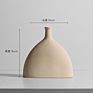 Modern Design Home Decoration Minimalist Nordic Flower Vase Ceramic White Unique Gift Ceramic Vase for Home Decor