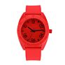 Moq Orange Quartz Unisex Water Resistant Jelly Silicone Watch
