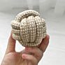 Multi Set Eco Gray Natural Hemp Rope Pet Dog Toy Interactive Durable Cotton Rope Hemp Dog Toy Set