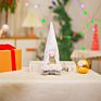 Multiple Colors Handmade Plush Christmas Standing Gnomes with Swedish Rudolph Doll Table Ornament for Holiday Decoration