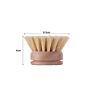 Natural Eco Friendly Bamboo Wooden Coconut Sisal Cleaning Dish Bottle Pot Brush Wooden Handle Cleaning Brush Set