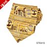 Natural Silk Printed Tie Necktie Mens 100% Silk Print Neck Tie with Box