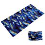 Neck Gaiter Sun Headwear Tubular Bandana Bule Color Tube Sports Seamless Headwear Fishing Bandana