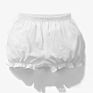 Newborn Infant Baby Girls Clothes Ruffle Ribbed Knitted Plain White Baby Girl Bloomers