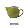 Nordic Simple Style Matte Glaze Design Include Tea Strainer Porcelain Tea Pot with Stainless Steel Cover