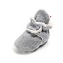 Old Fashioned Snap Drawstring Infant Bedroom Shoes Baby Booties with Wool