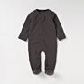 Organic Cotton Autumn Long Sleeve Footie Baby Boy Bodysuit