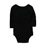 Organic Cotton White Baby Romper Unisex Solid Color Long Sleeve Plain Blank Design Baby Bodysuit