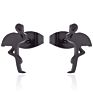 Personality Simple Animal Bird Earrings for Girls Ladies Simple Stainless Steel Stud Earrings Jewelry