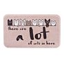 Personalized Designs Funny Cute Door Mat Black and White Brown Long Luxury Modern Doormat