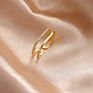 Personalized Stackable Cubic Zirconia Peach Heart Engagement Wedding Promise Toppik Accessories Love Knot Pinky Joint Ring