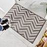 Polypropylene Dust-Proof Bath Rug Doormat Water Absorbent Geometric Pattern Floor Mats for Bathroom Kitchen