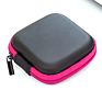 Portable Eva Reusable Usb Cable Zip Storage Bag Travel Earphone Storage Case
