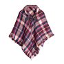 Product Shawls Wraps Kids Warm Shawl Cape Imitation Wool Cashmere Plaid Poncho Amice