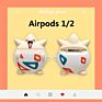 Protective for Airpods Cover 1 2 3D Lovely Pokemon Design Shockproof Silicone for Airpods Cases Pro for Apple Air Pod