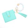 Pu Tassel Bag Silicone Bracelet Bracelet Key Ring Silicone Wristlet Keychain Bracelet Pocket Keychain