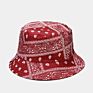 Pure Color Flower Pattern Sun-Proof Shady Bucket Cap